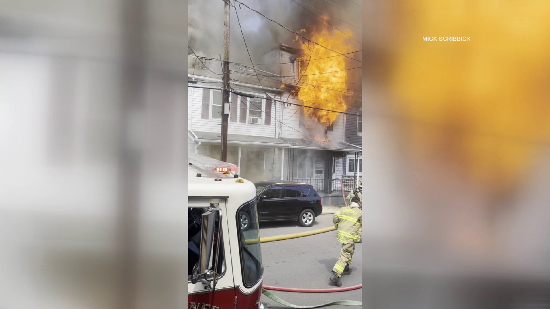 Network Sever Example Flames rip through Minersville rowhomes | wnep.com