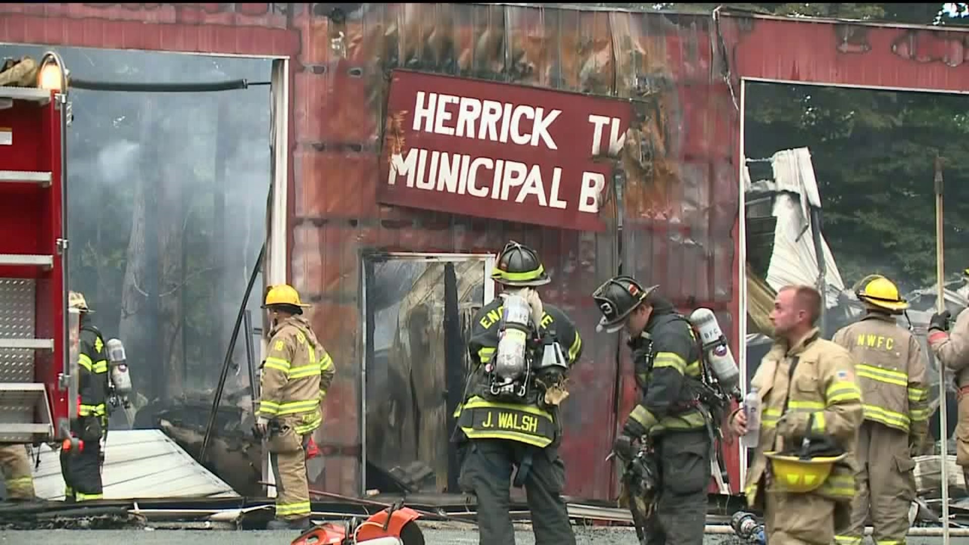 Fire Guts Herrick Township Municipal Building