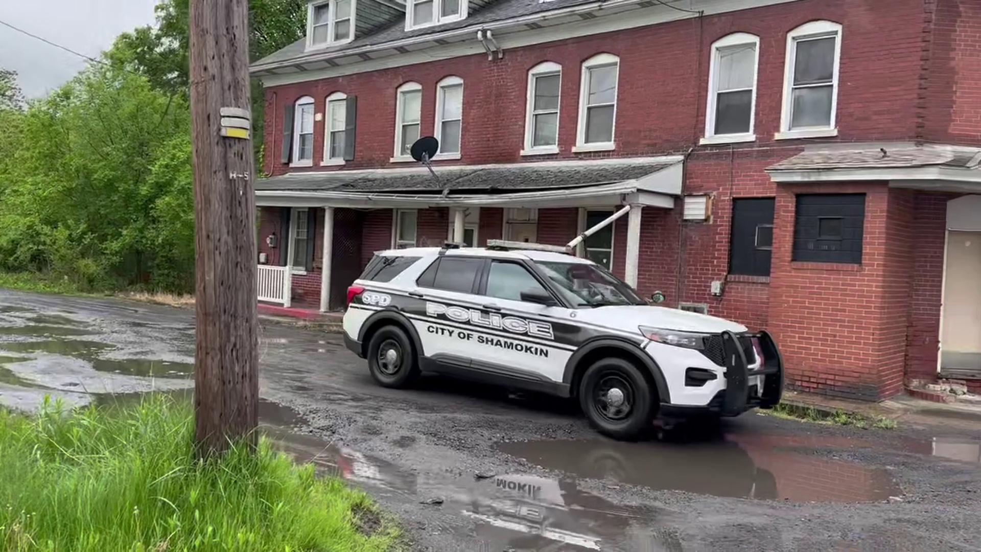Officers responded to the area of Harrison Street in Shamokin around 3 p.m. Tuesday.