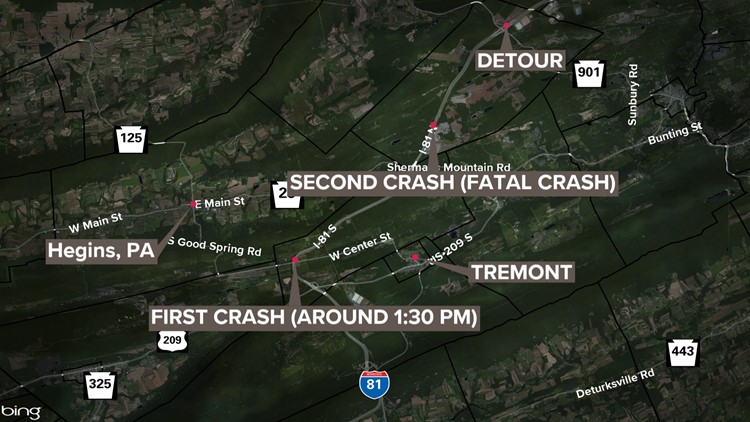 Interstate 81 south back open after fatal crash in Schuylkill County