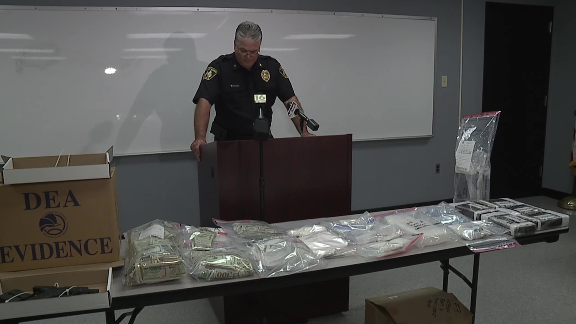 Officials say it's the biggest drug bust in the city's history.