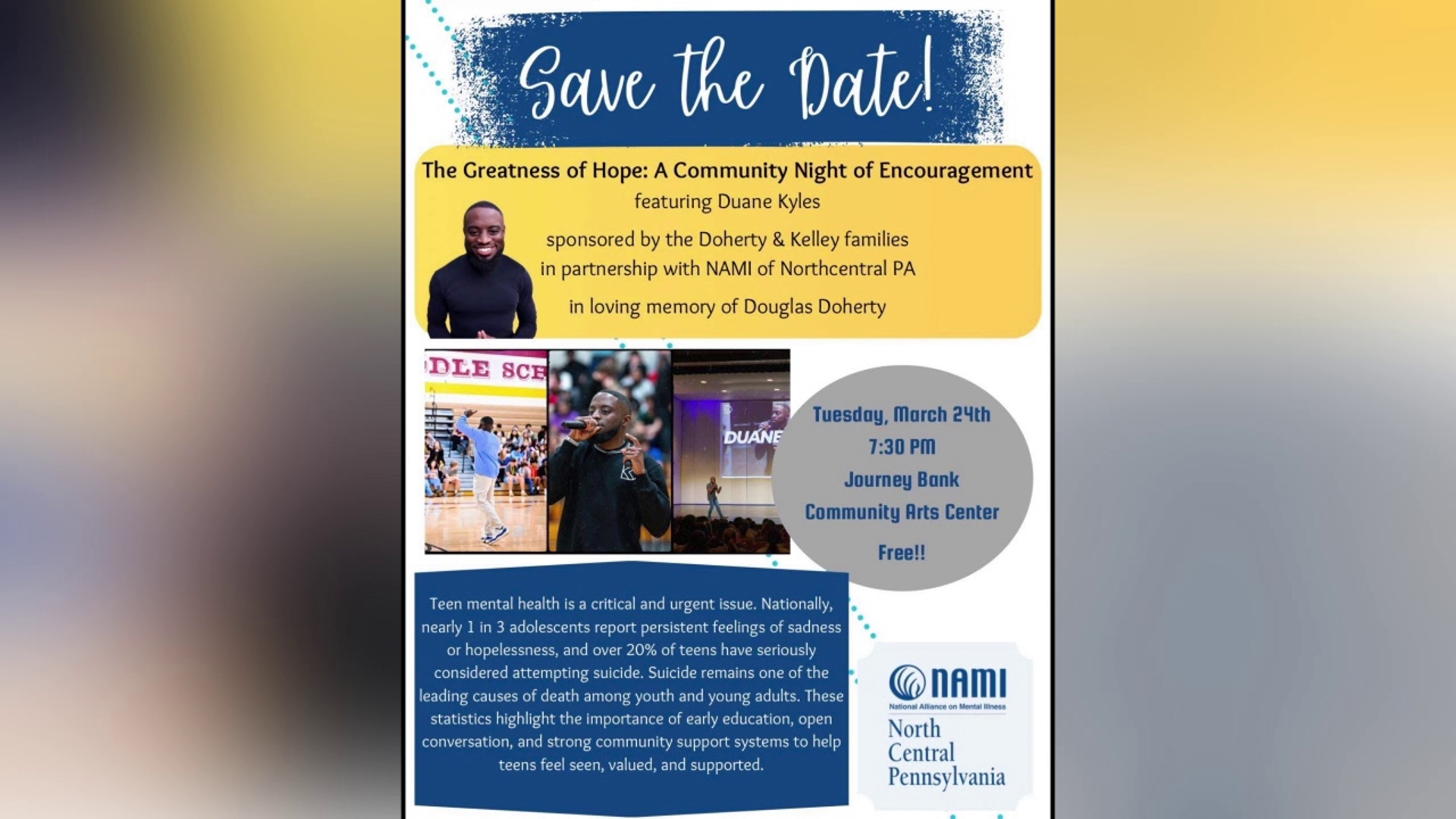 The Greatness of Hope: Mental health organization aims to end stigma ...