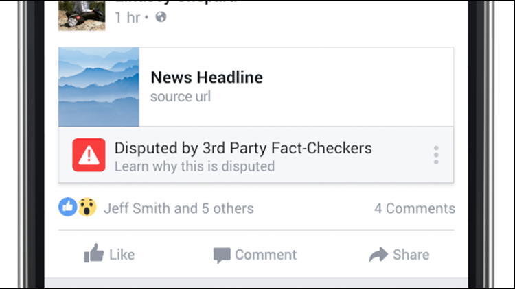 Facebook To Start Putting Warning Labels On Fake News Wnep Com