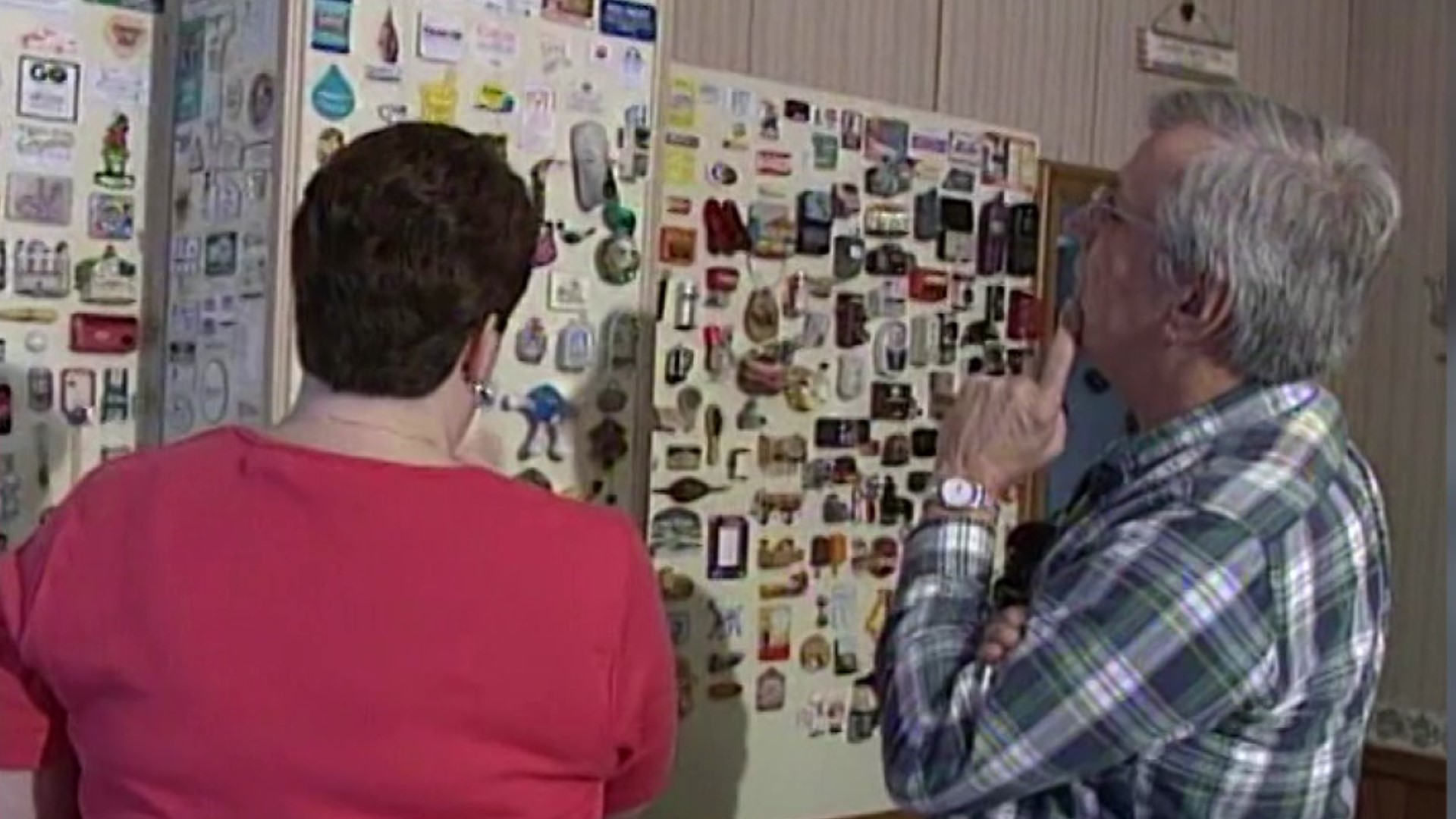 A collector in Montour County amassed more than 700 fridge magnets when Mike visited in 2001.
