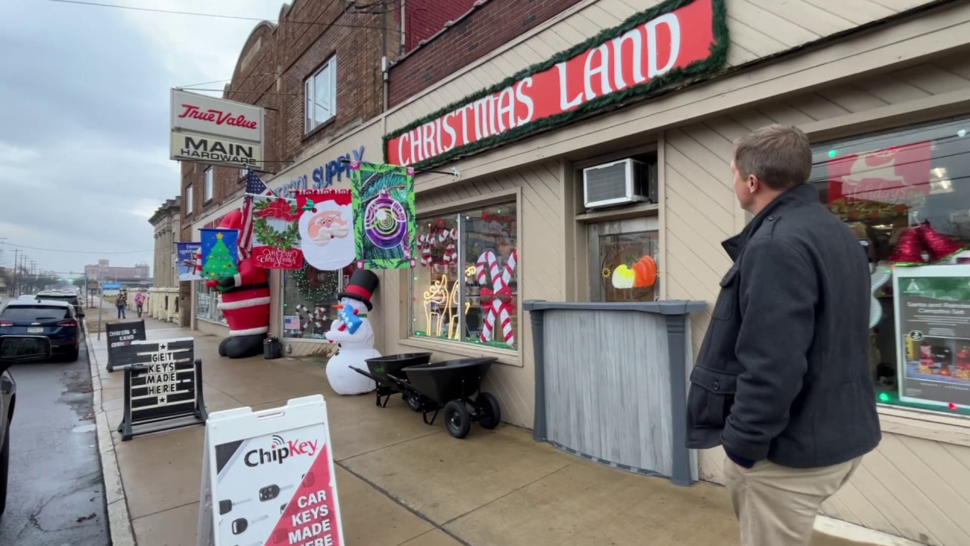 Jon Meyer looks at how the second floor of a hardware store in Luzerne County transforms for the holidays.