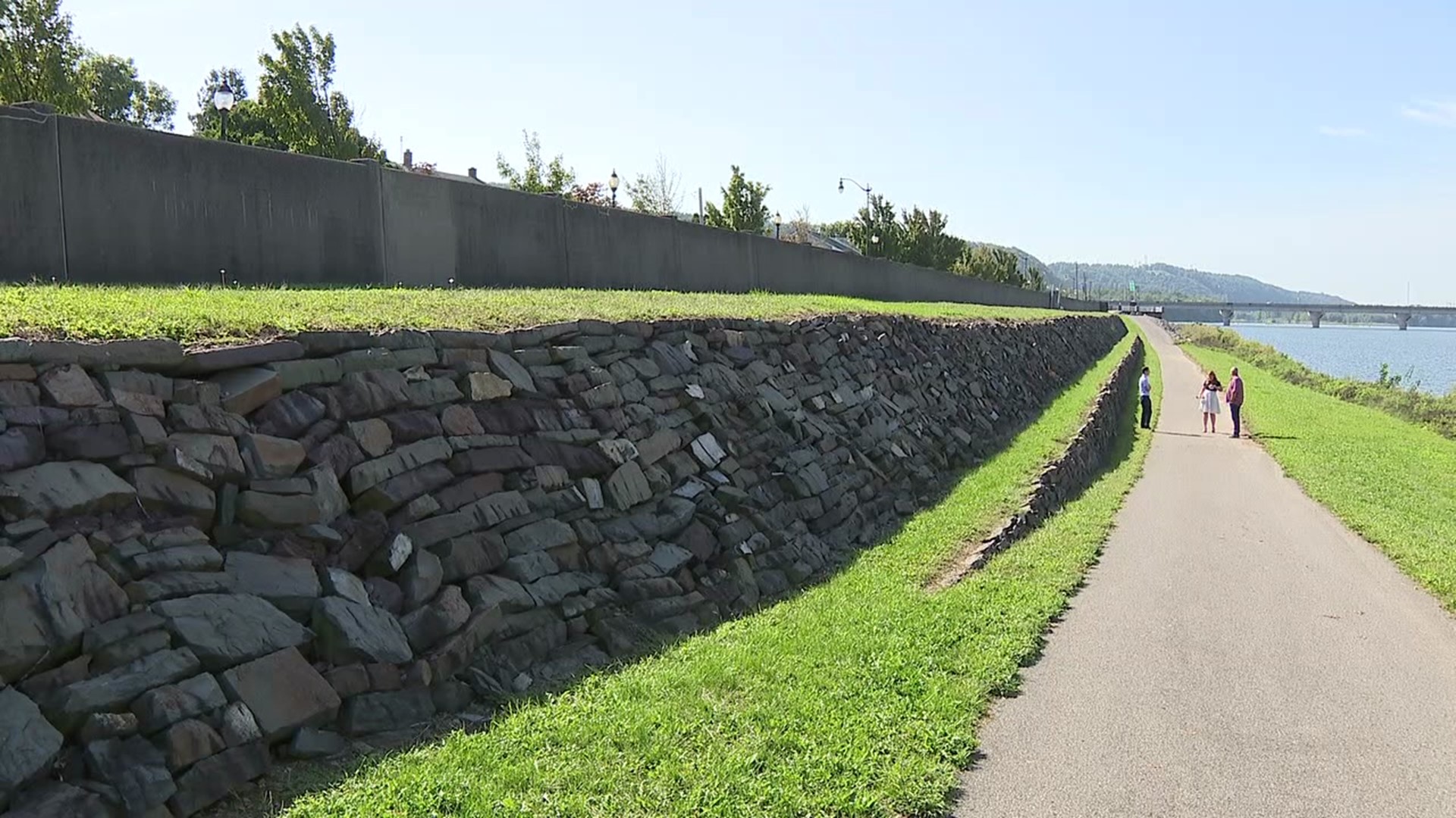 Sections of Sunbury's floodwall have seen better days.  But thanks to a state grant, a portion of the floodwall will be replaced.