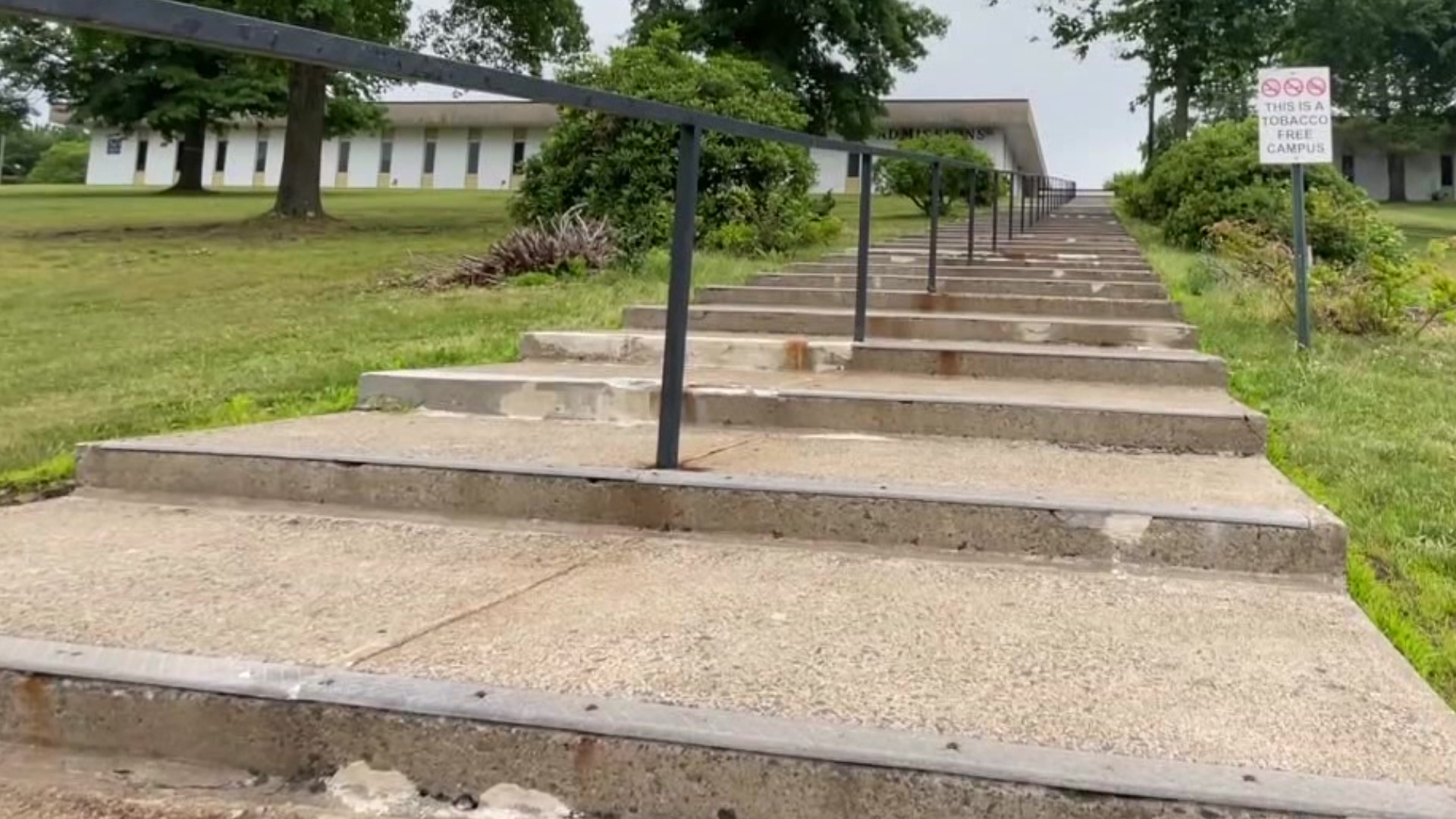 A well-known part of a college campus in Luzerne County is getting a facelift. Some say it's cause for celebration while others are in mourning.