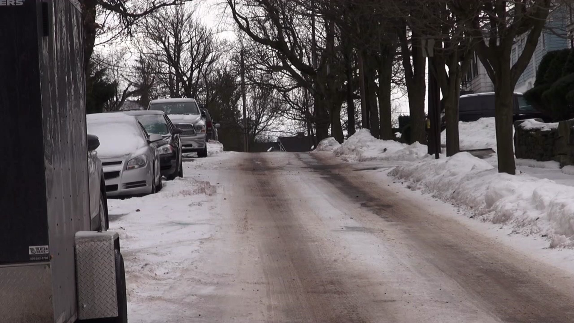 Newswatch 16's Courtney Harrison found icy road conditions in Lackawanna County and the tricky travels drivers have experienced.