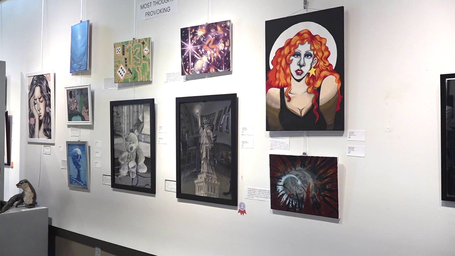 The event celebrates young artists and all types of art and is displayed until June 30.