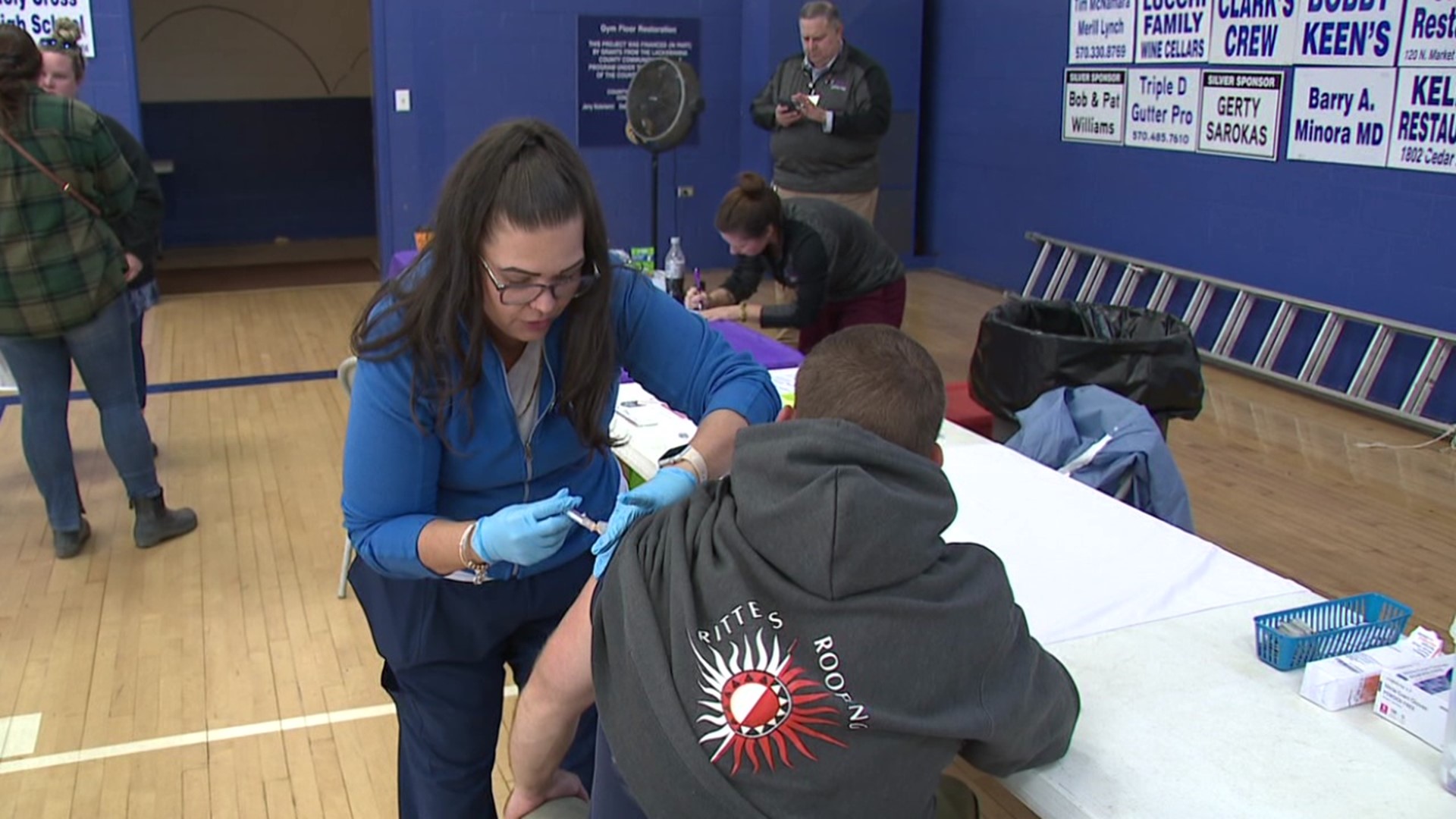 Many people affected by last weekend's flooding are focused on cleaning up, but officials are urging people to take their health into consideration, too.