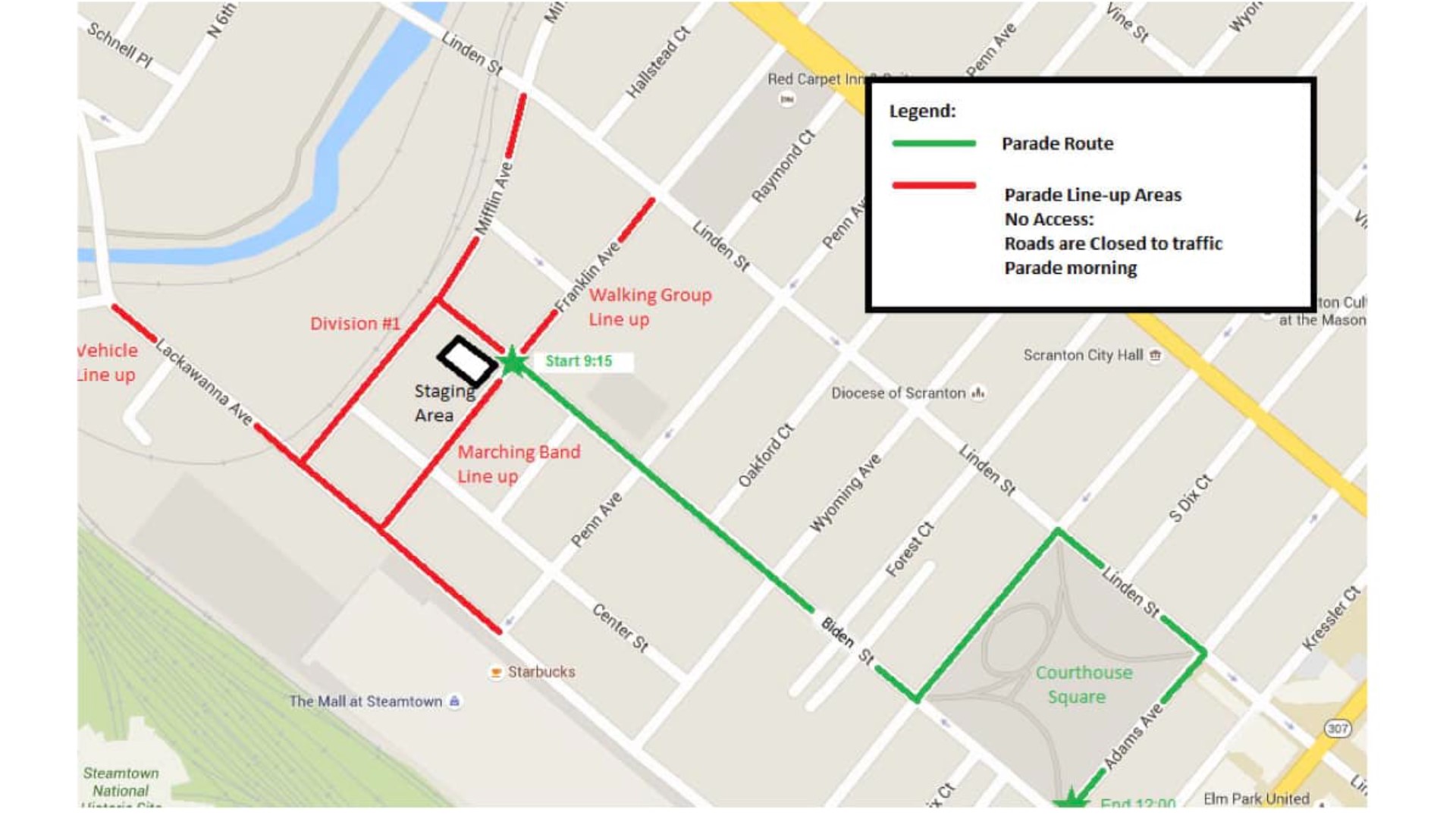 Scranton Santa Parade groups getting ready