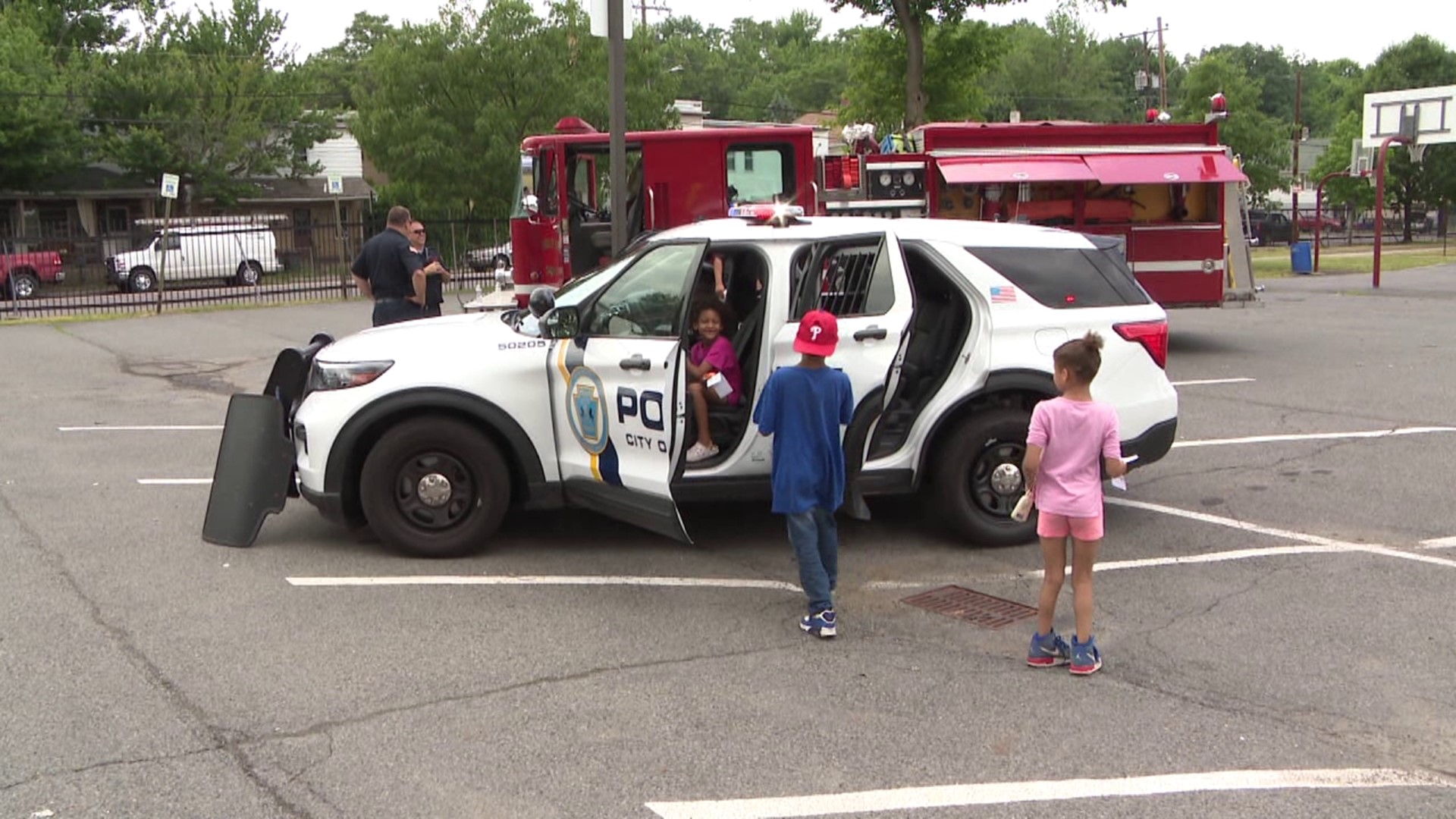A safety fair in Scranton helped people learn about fire and police safety protocols.