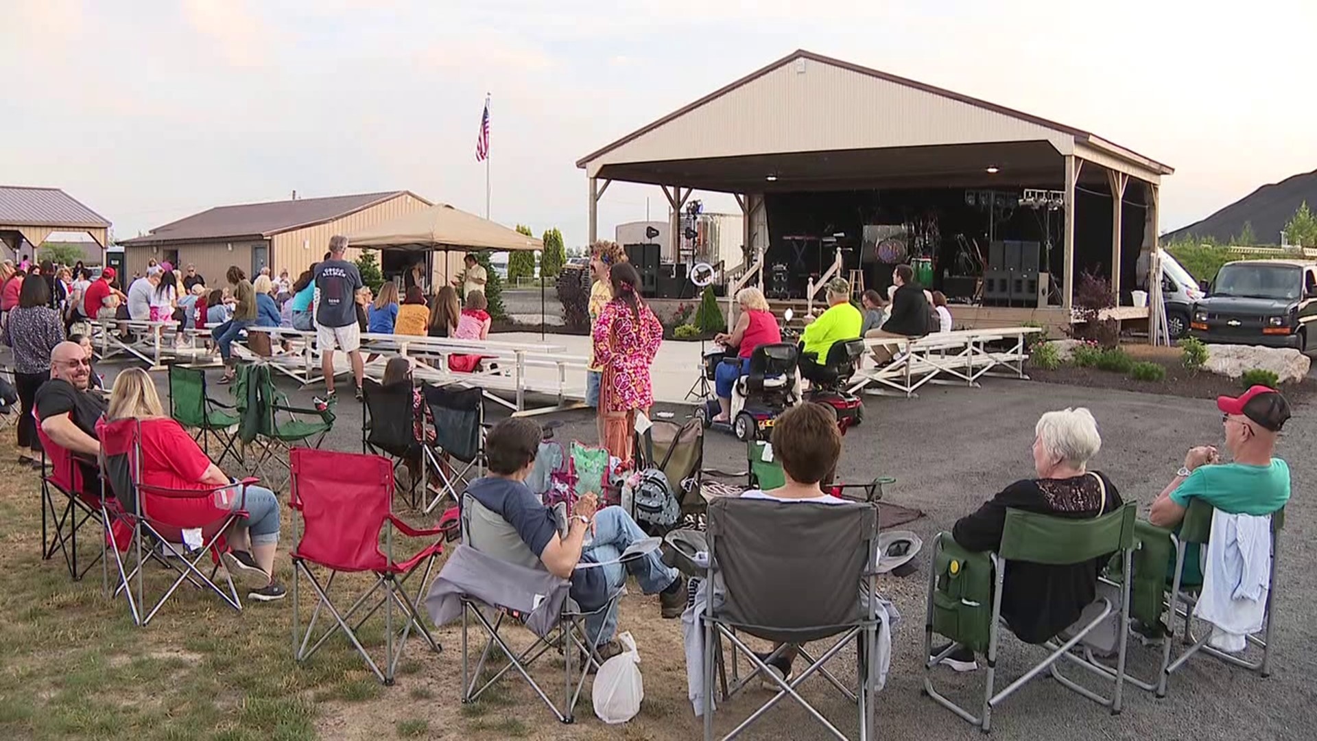 The event featured a multitude of entertainment and food Saturday night leading up to a fireworks display.