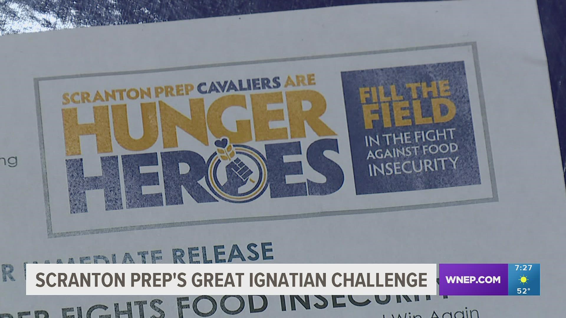 For the second year, Scranton Prep's "Great Ignatian Challenge" is back. It's a month-long food drive that benefits 12 food banks and charities in NEPA.