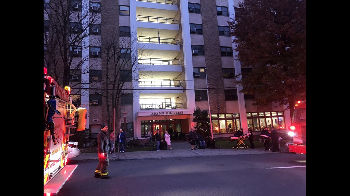 Fire Hits Adams HighRise Fire in Scranton