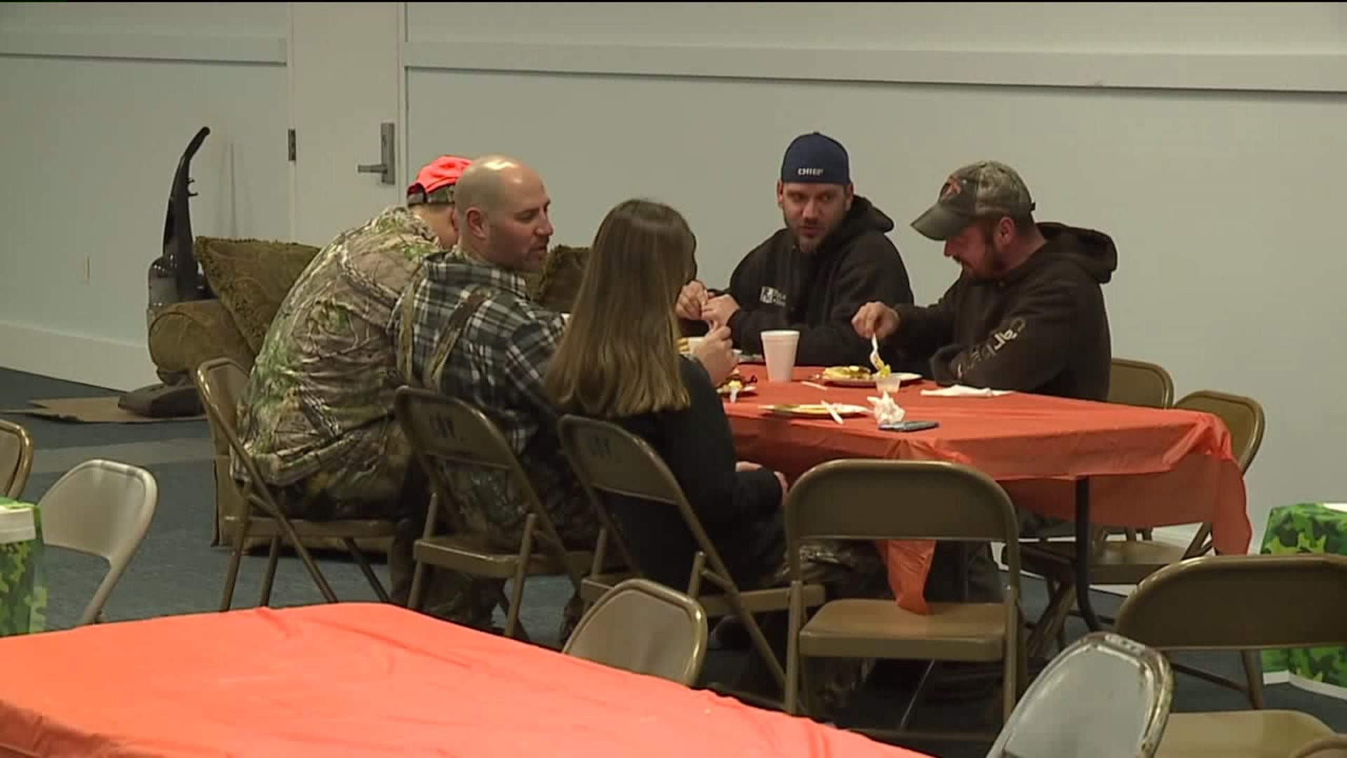 Hungry Hunters Stop for Breakfast Before Heading Into Woods