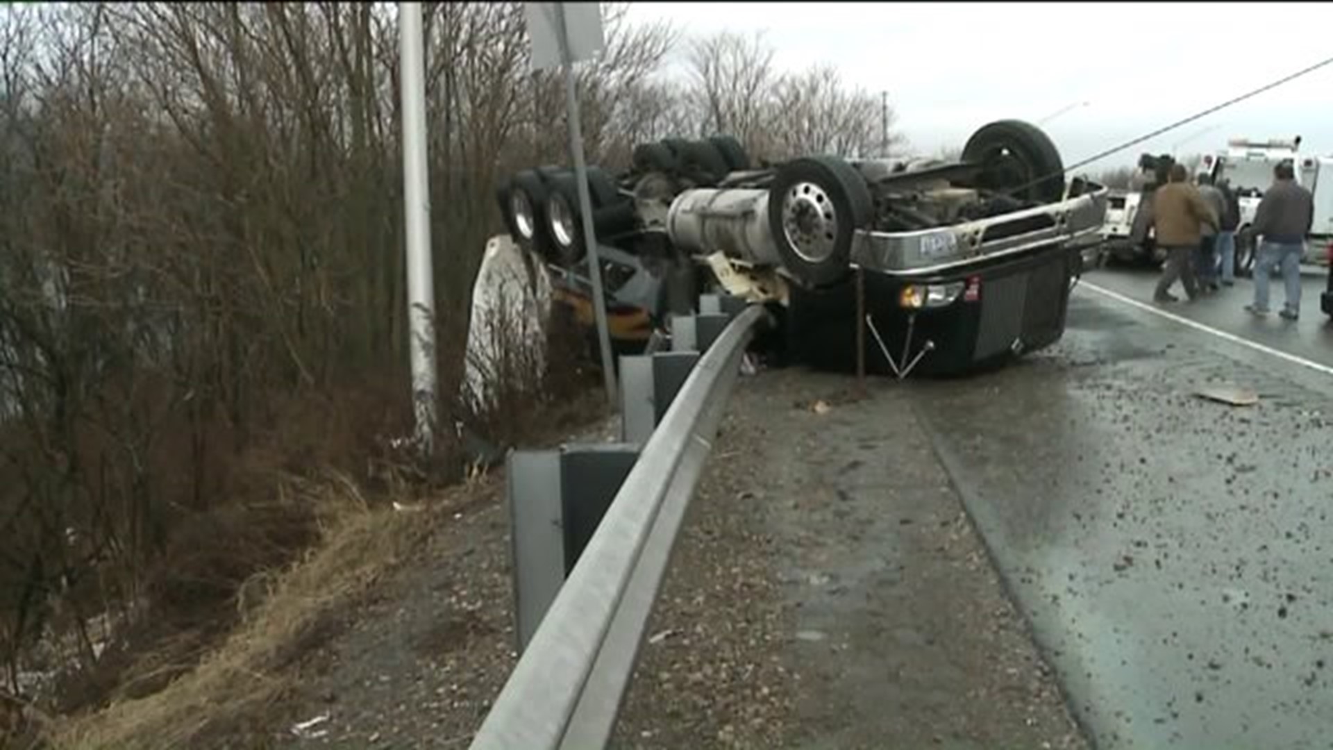 UPDATE Driver Identified in Deadly Rig Wreck in Williamsport