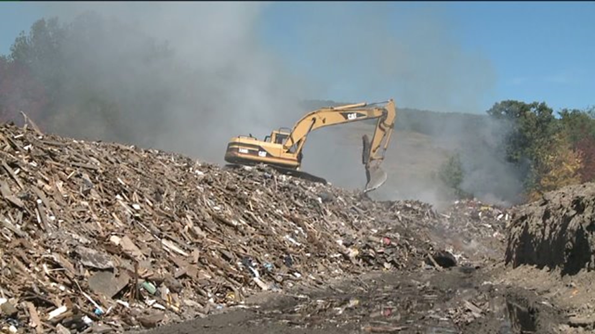 DEP: Burning Waste Illegally Dumped