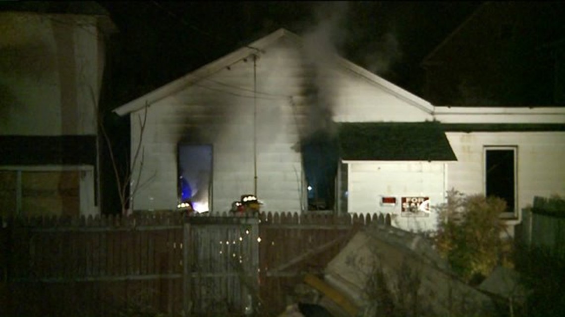 Empty Scranton Home Catches Fire