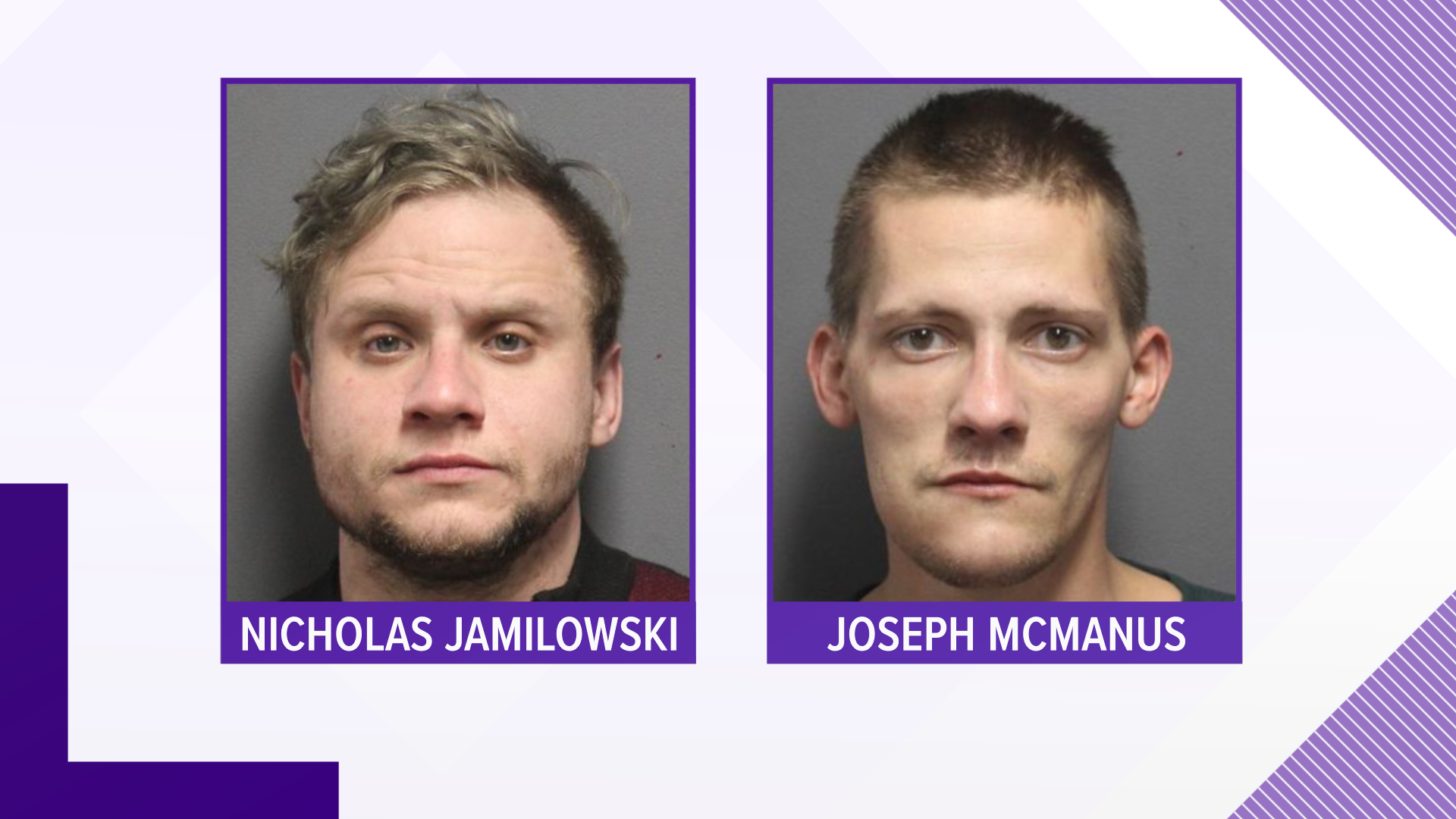Two men are accused of breaking into several homes throughout Luzerne County.