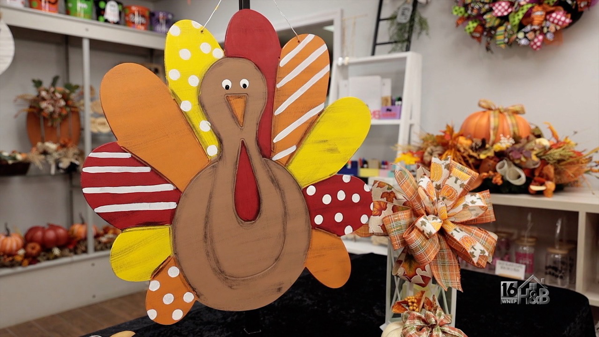 Creative Sisters Create a Wooden Turkey!