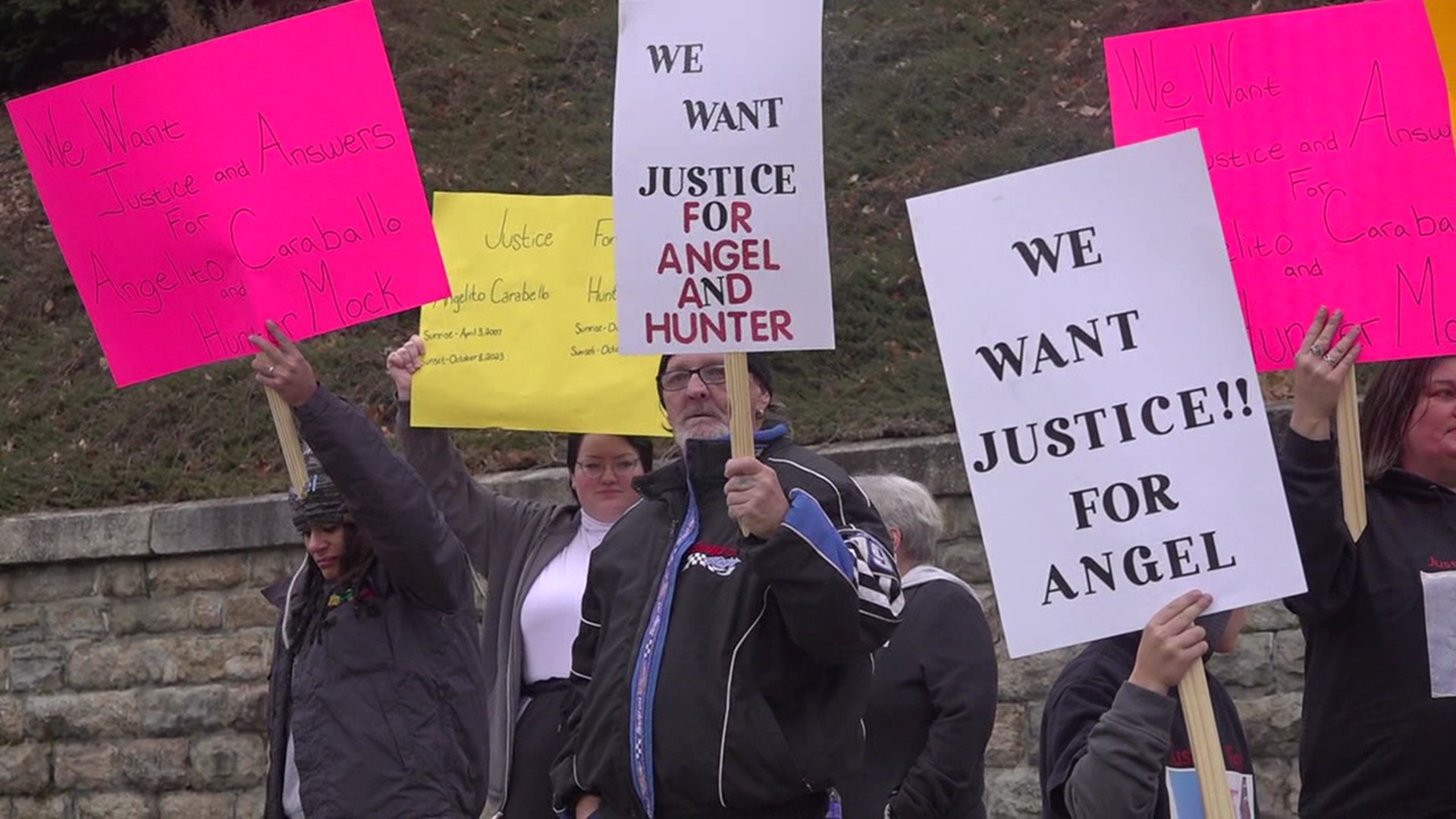 Newswatch 16's Chelsea Strub spoke with frustrated family and friends who demonstrated in Pottsville on Tuesday.