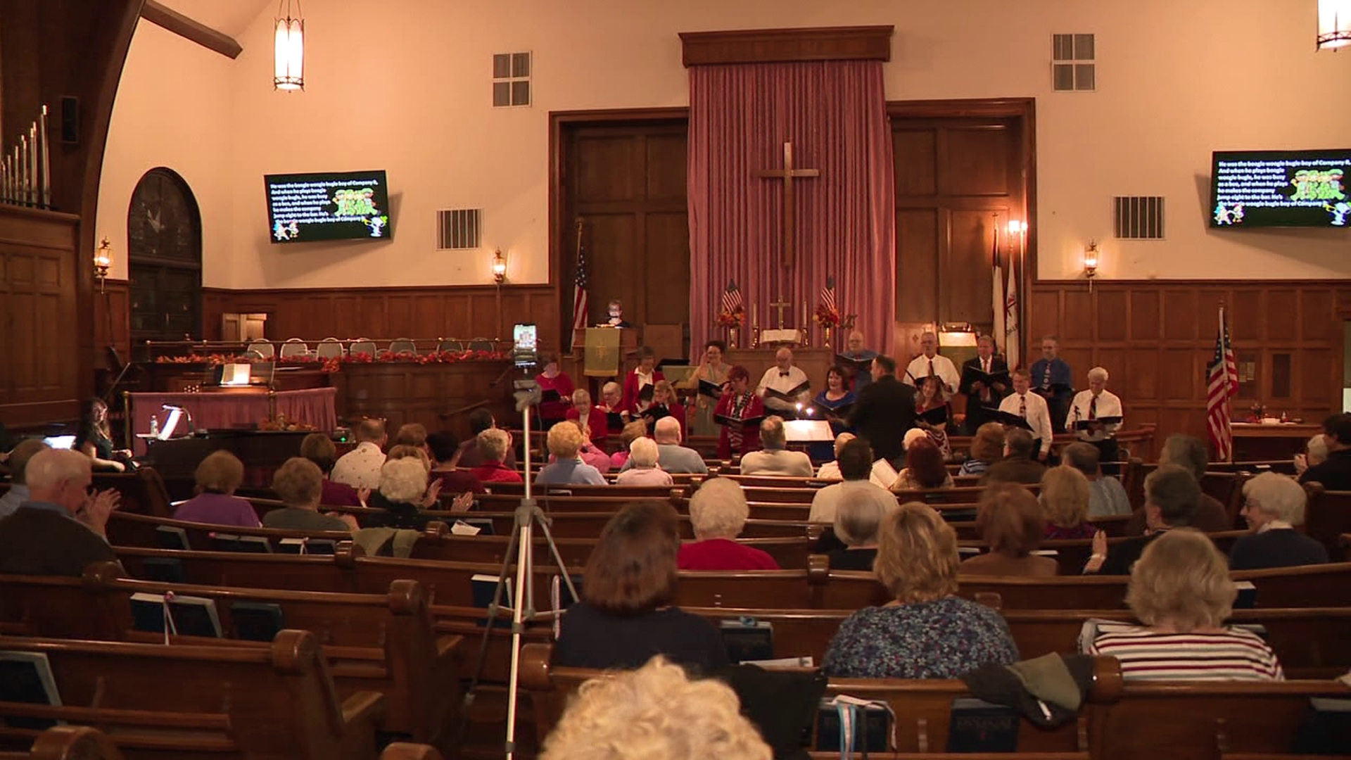 Asbury United Methodist Church in Scranton held its last Veterans Day concert, a tradition for more than 20 years. The 148-year-old church is closing in December.