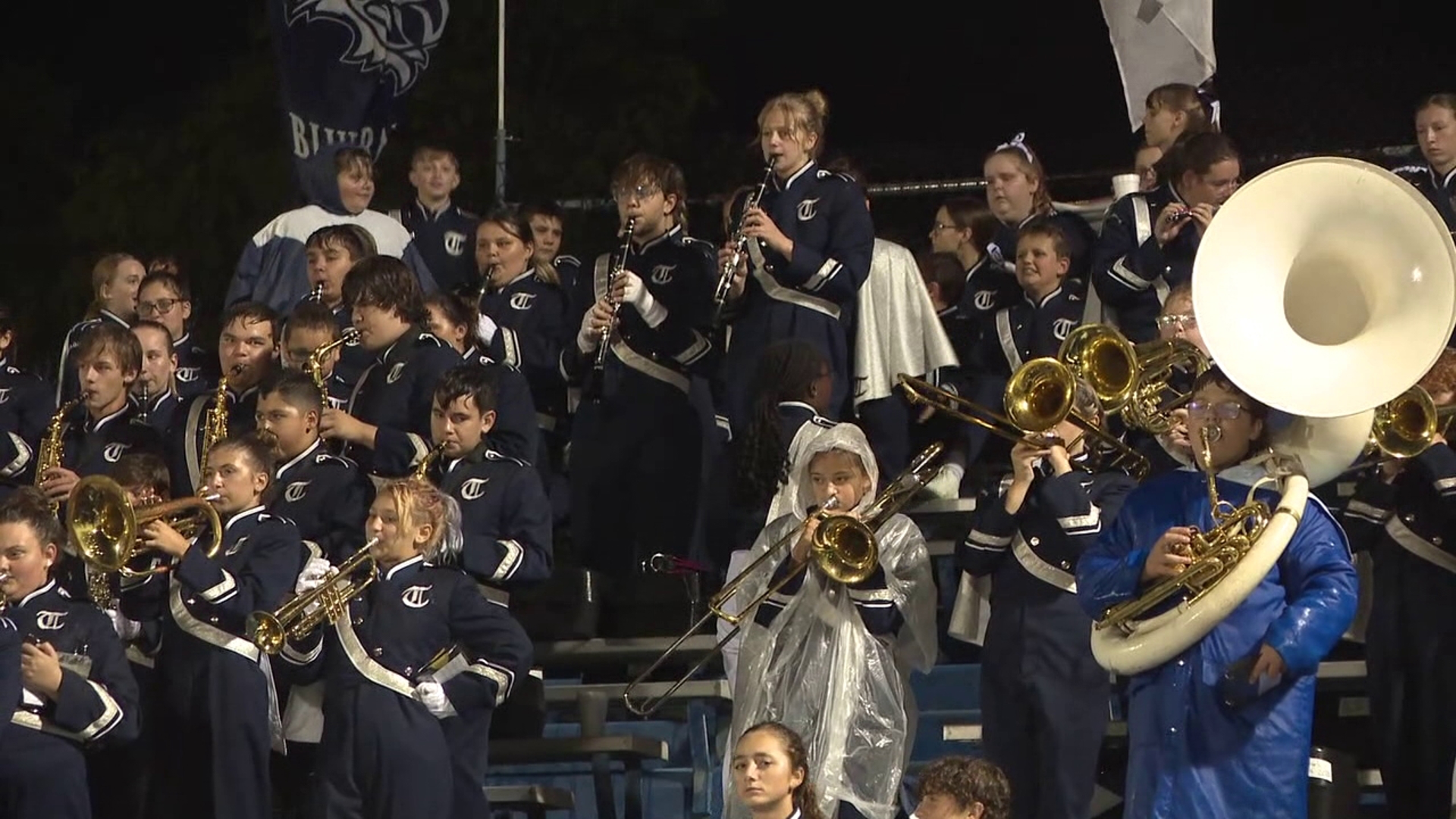 With over 160 Tamaqua Area band members, filling the stands with music for Friday night football is easy.