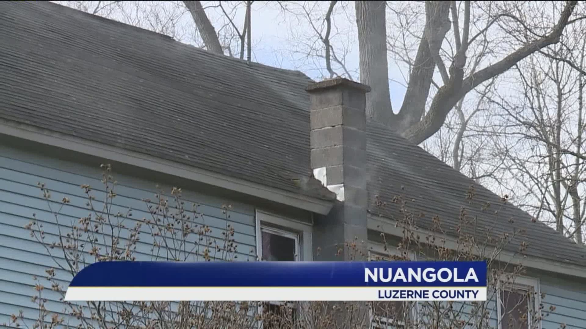 Home Damaged by Fire in Nuagola