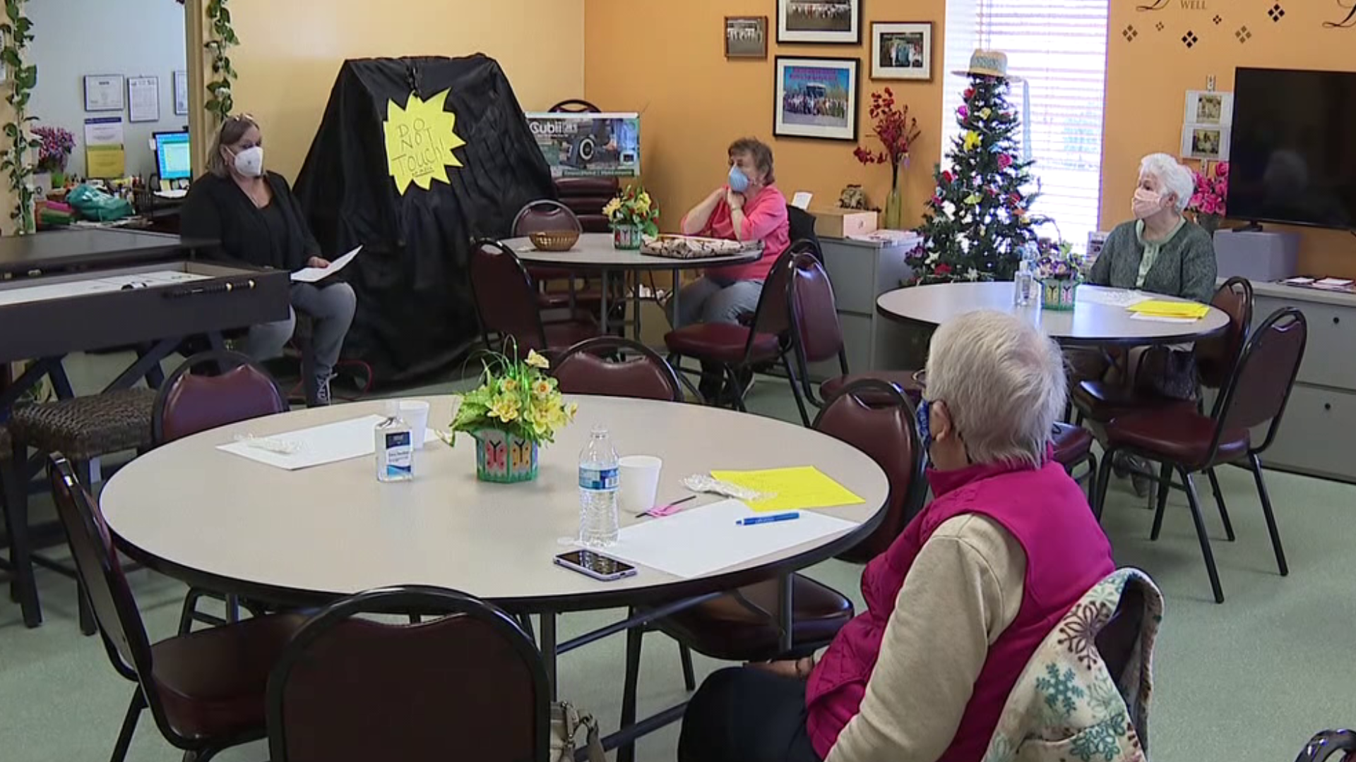 A senior center in Columbia County reopened Monday after being closed for most of last year.