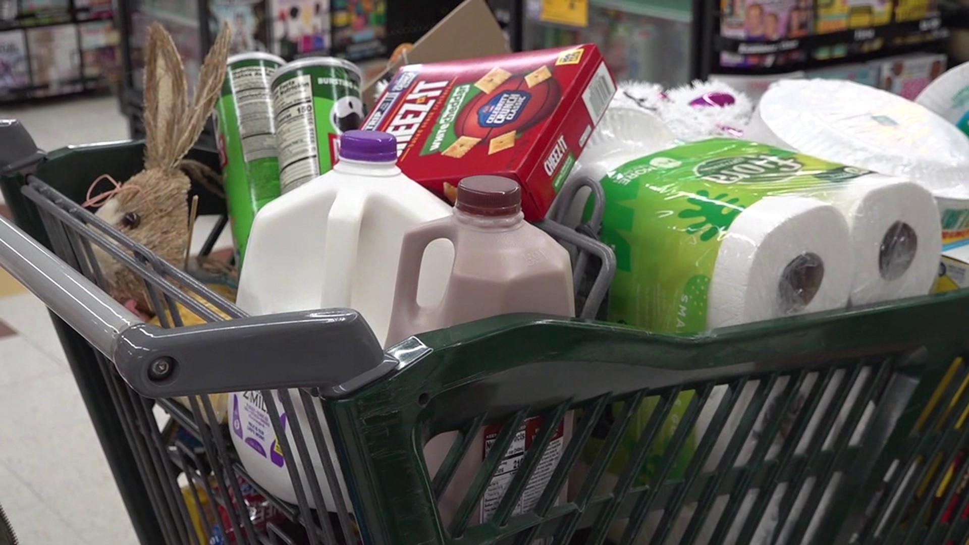 A snowstorm in March is not uncommon for our area but does cause some disruptions. People in Luzerne County were stocking up on the essentials.