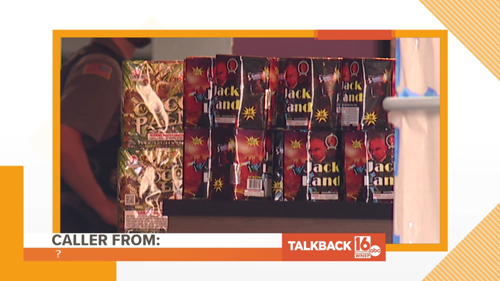 Several callers comment on the hundreds of fireworks seized from a former bridal shop.