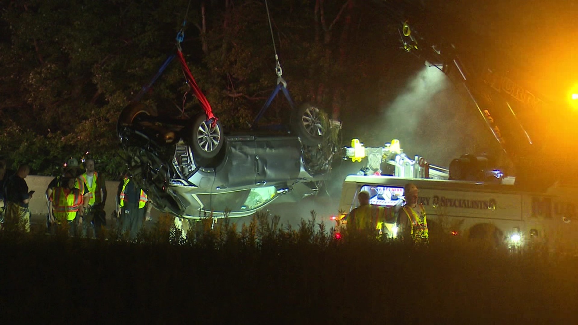 It happened in the southbound lanes of Interstate 380.