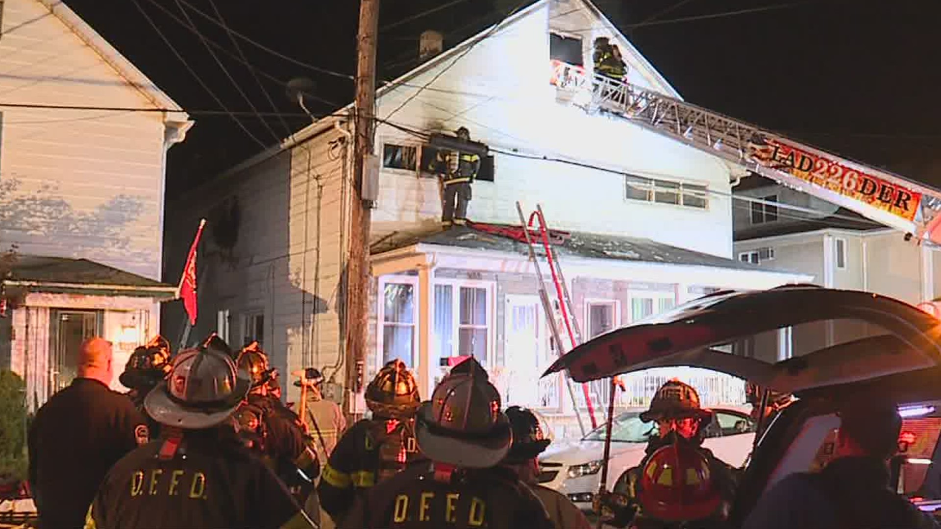 Four people were forced from their homes after an early morning fire in Luzerne County.