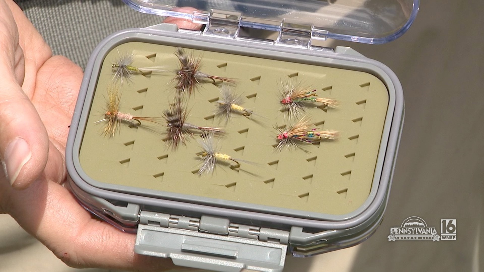 An awesome box of flies from The Evening Hatch.