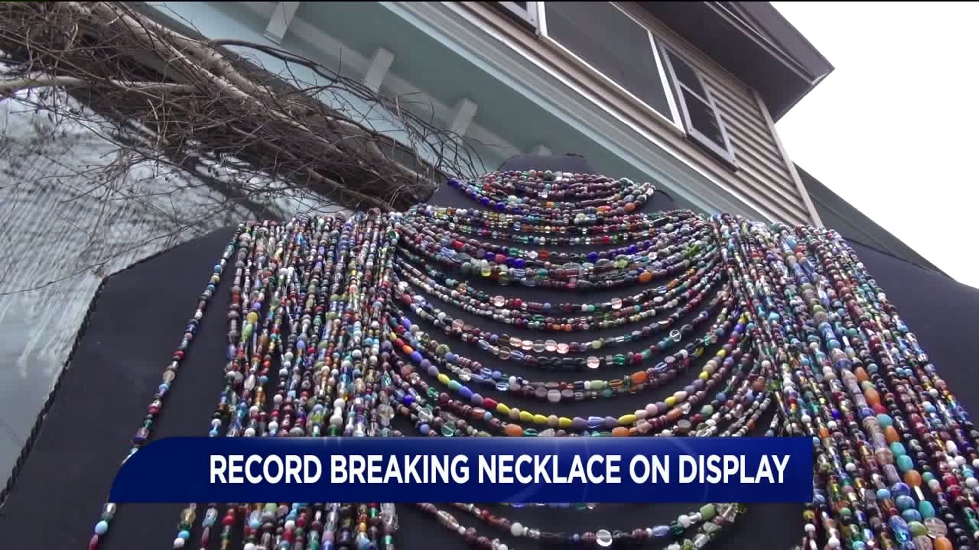 Record-Breaking Necklace on Display in Honesdale