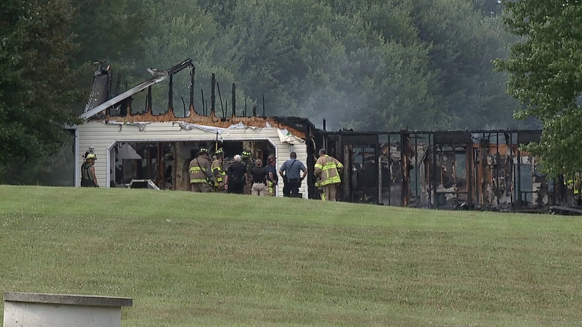 Fire destroys home in Mountain Top