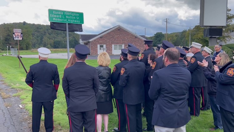 Highway in Wyoming County dedicated to fallen firefighter