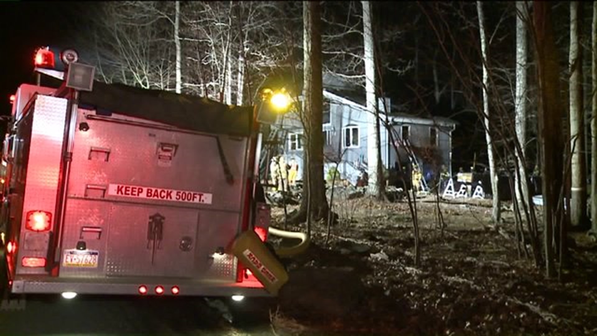 Fire Rips Through Home in Wayne County