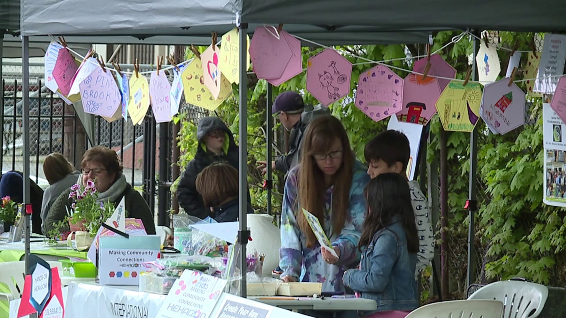 United Neighborhood Centers of NEPA and John Adams Elementary School teamed up for a family festival in Scranton Saturday.