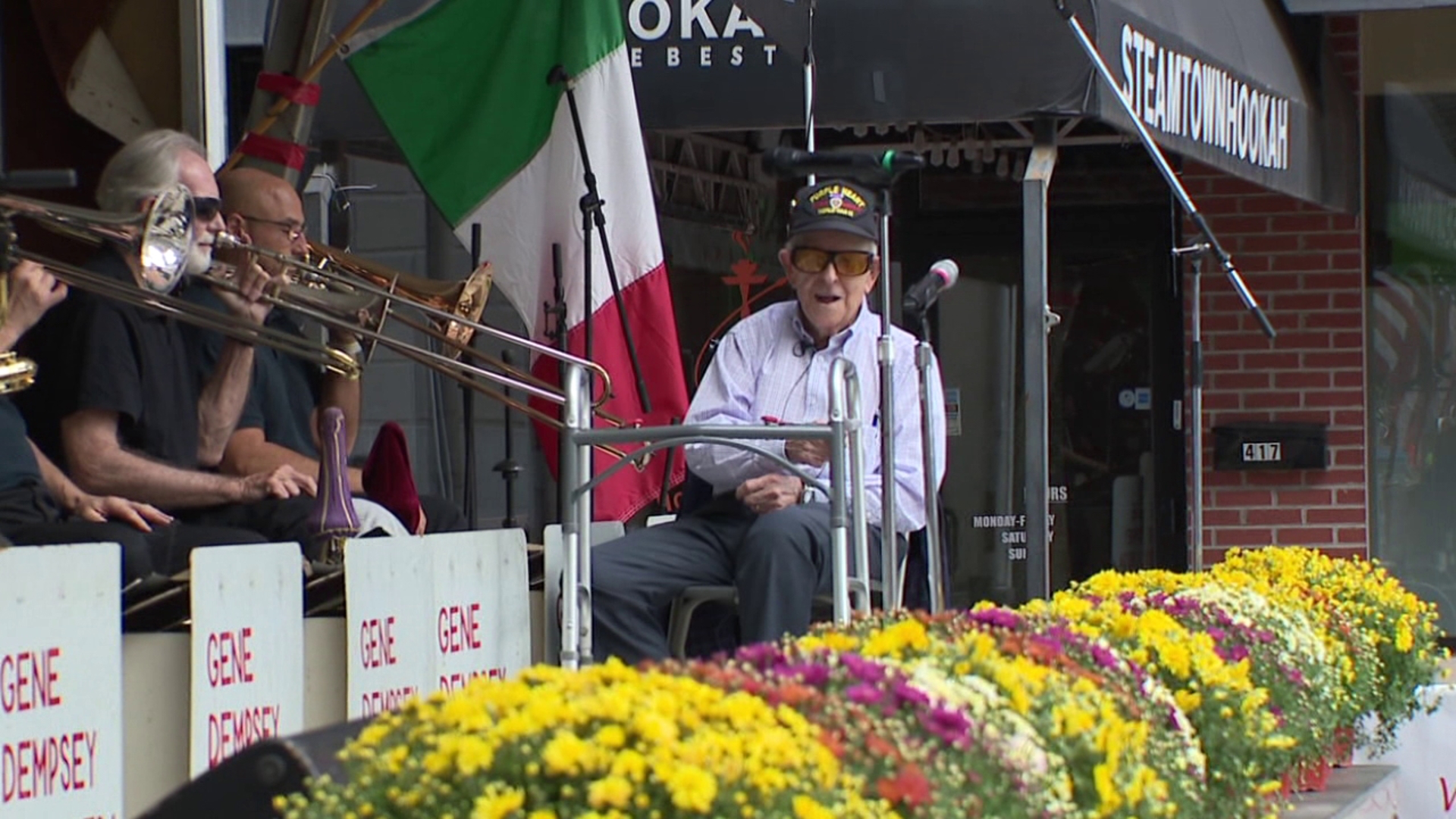 Eugene Passarella has led the Gene Dempsey Orchestra at La Fest Italiana in Scranton since 1976.