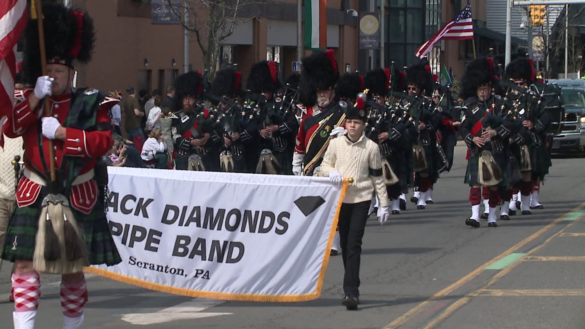 The city's annual St. Patrick's parade that hasn't been held since March of 2019 returned Saturday morning and folks were excited to be back.