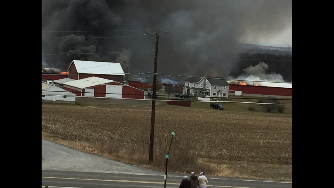 Flames Destroy Barn Near Danville | Wnep.com