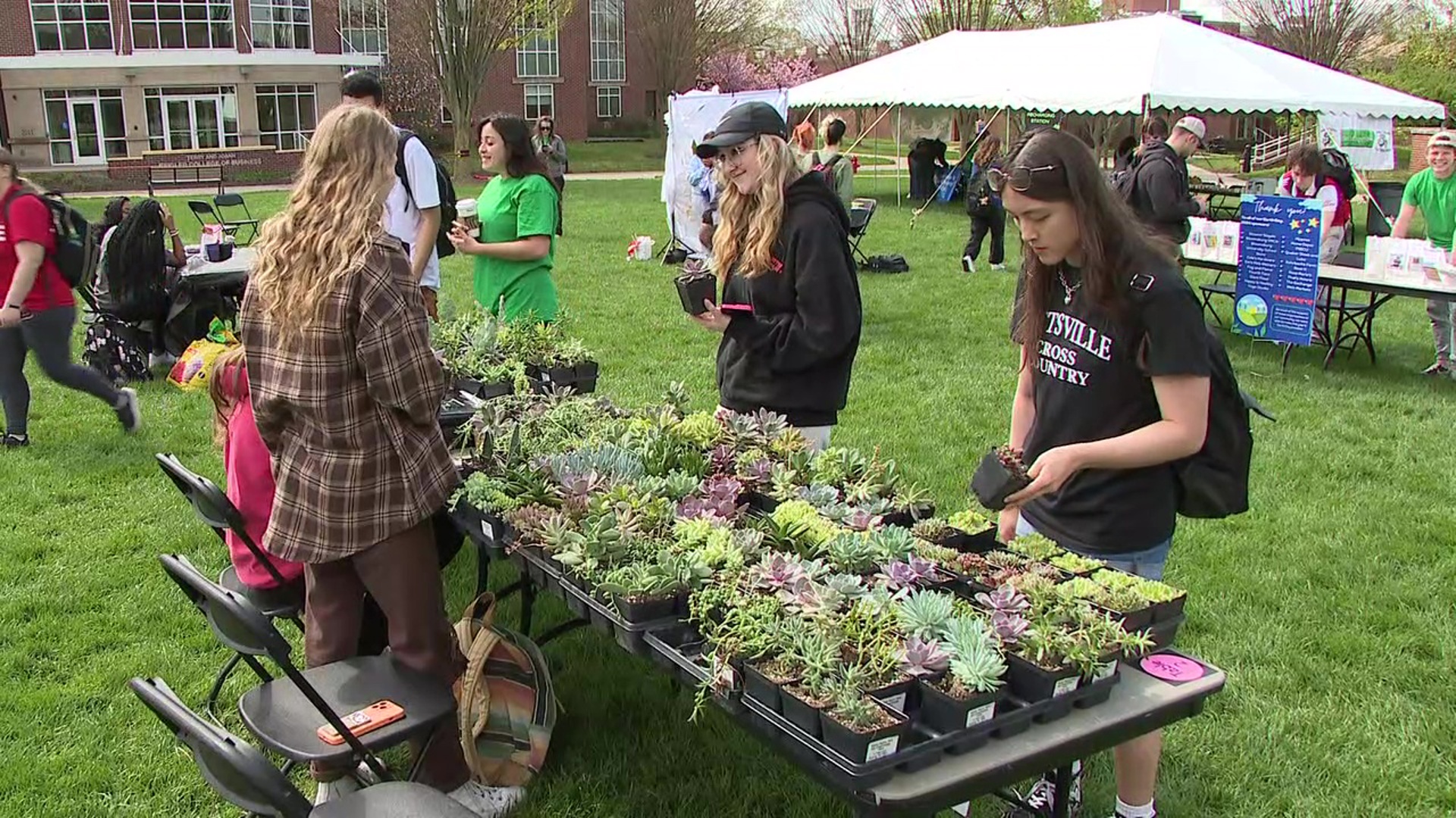 Bloomsburg University students, faculty, and area businesses came together to celebrate Earth Day with an event on campus.