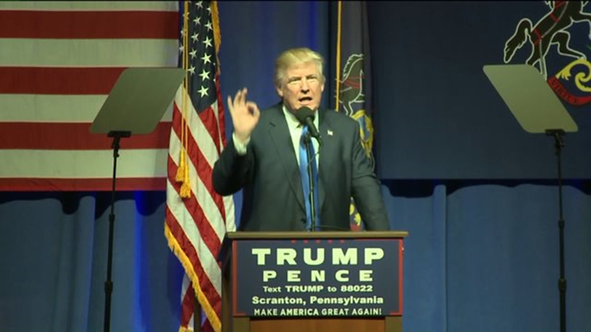 Final Push for Trump at Rally in Scranton