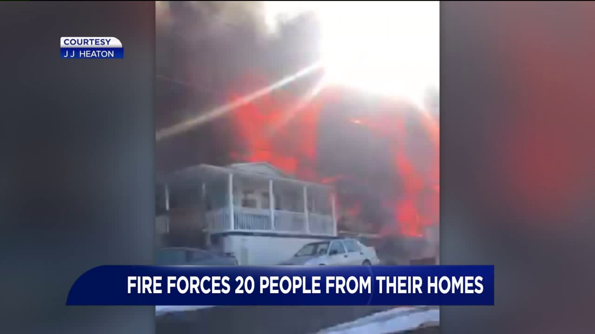 Fire Rips Through Six Row Homes in Ashland