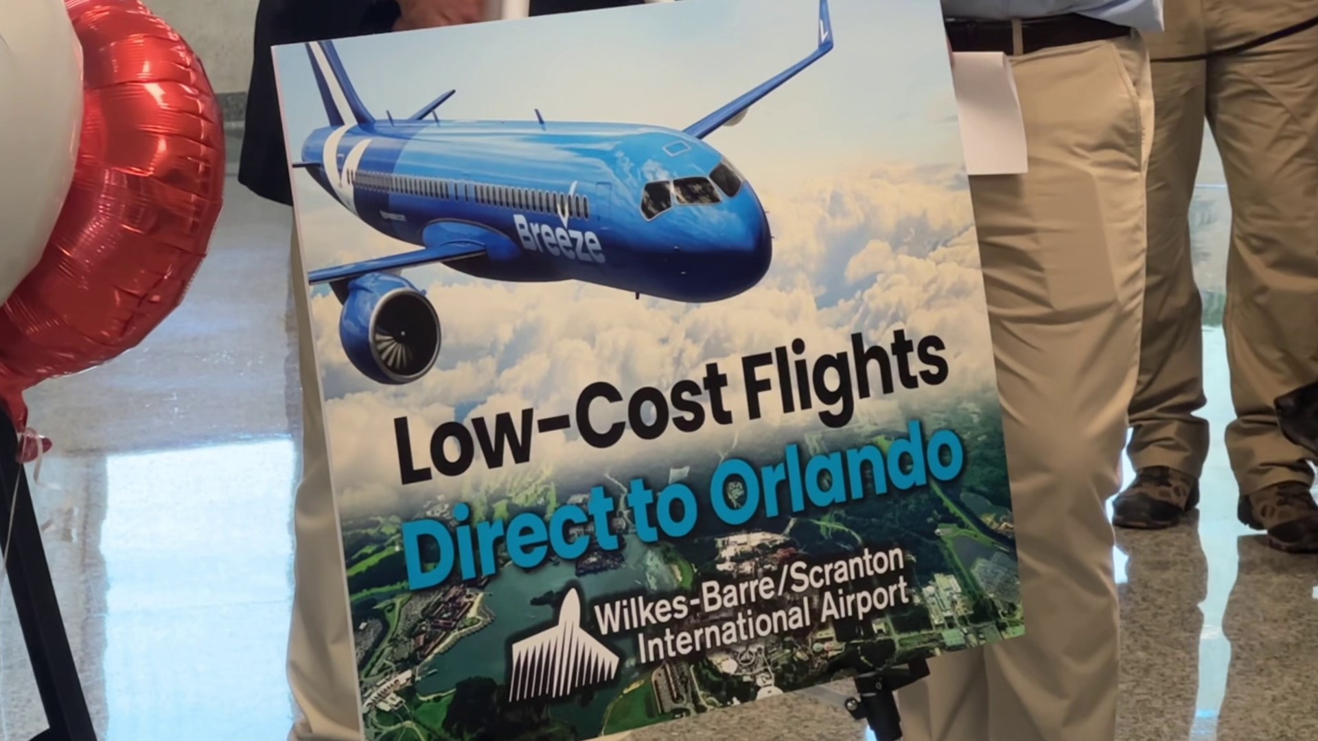 Breeze Airways has announced the start of direct flights to Orlando from Avoca, beginning in 2024.