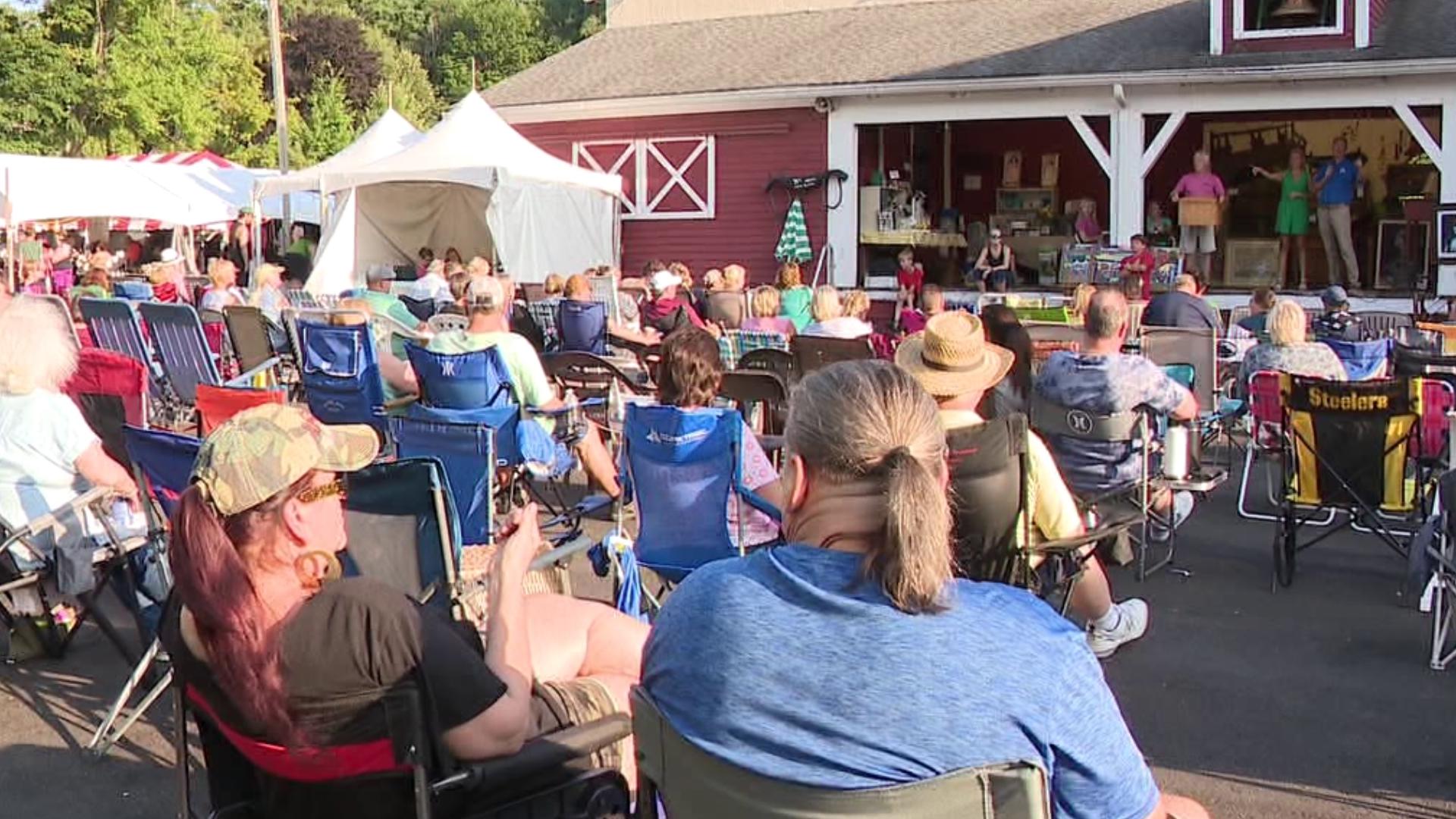 The Back Mountain Memorial Library concluded its 79th annual auction on Sunday in Luzerne County.