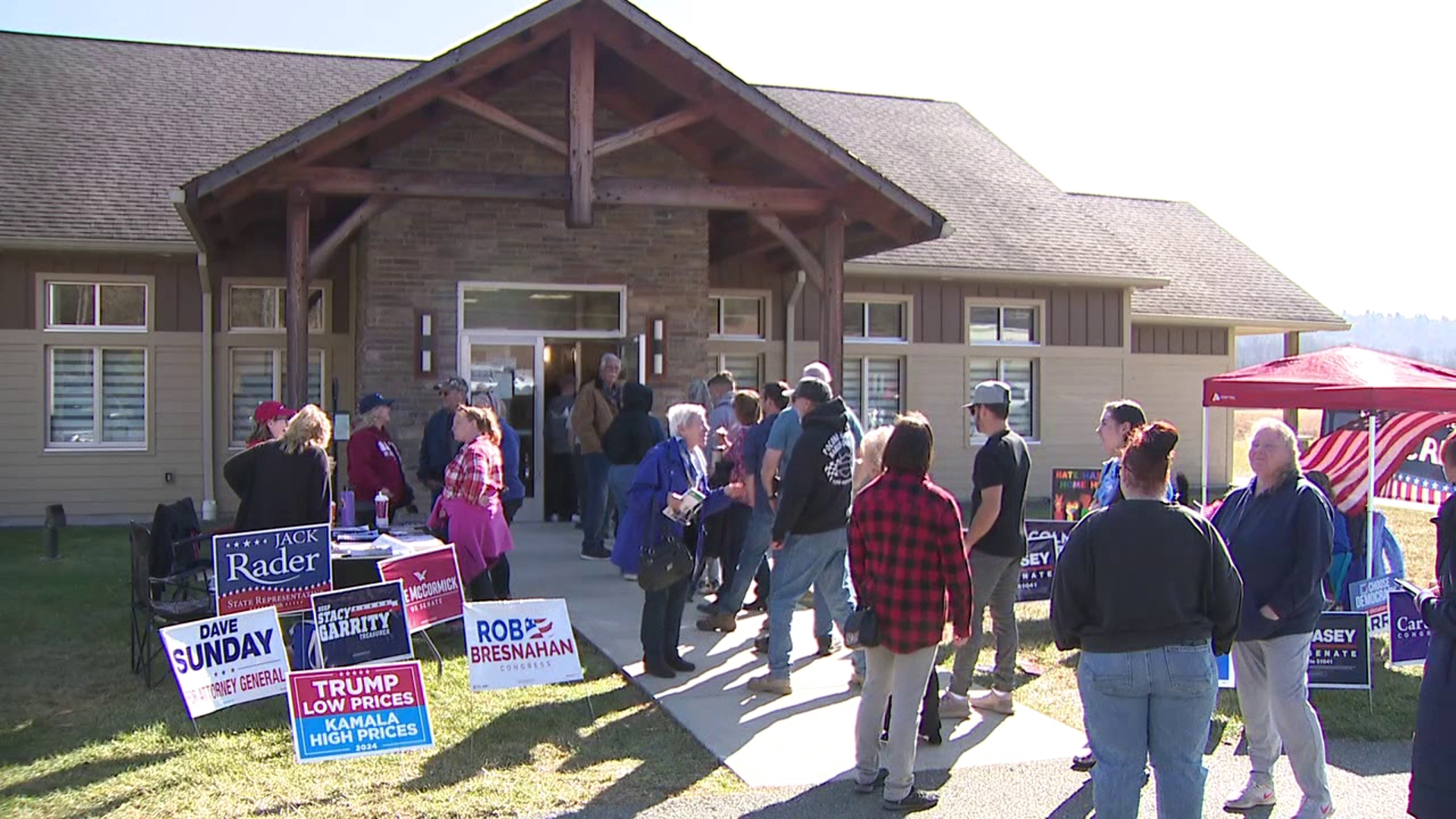 Some voters waited hours to cast their ballot in parts of the Poconos.