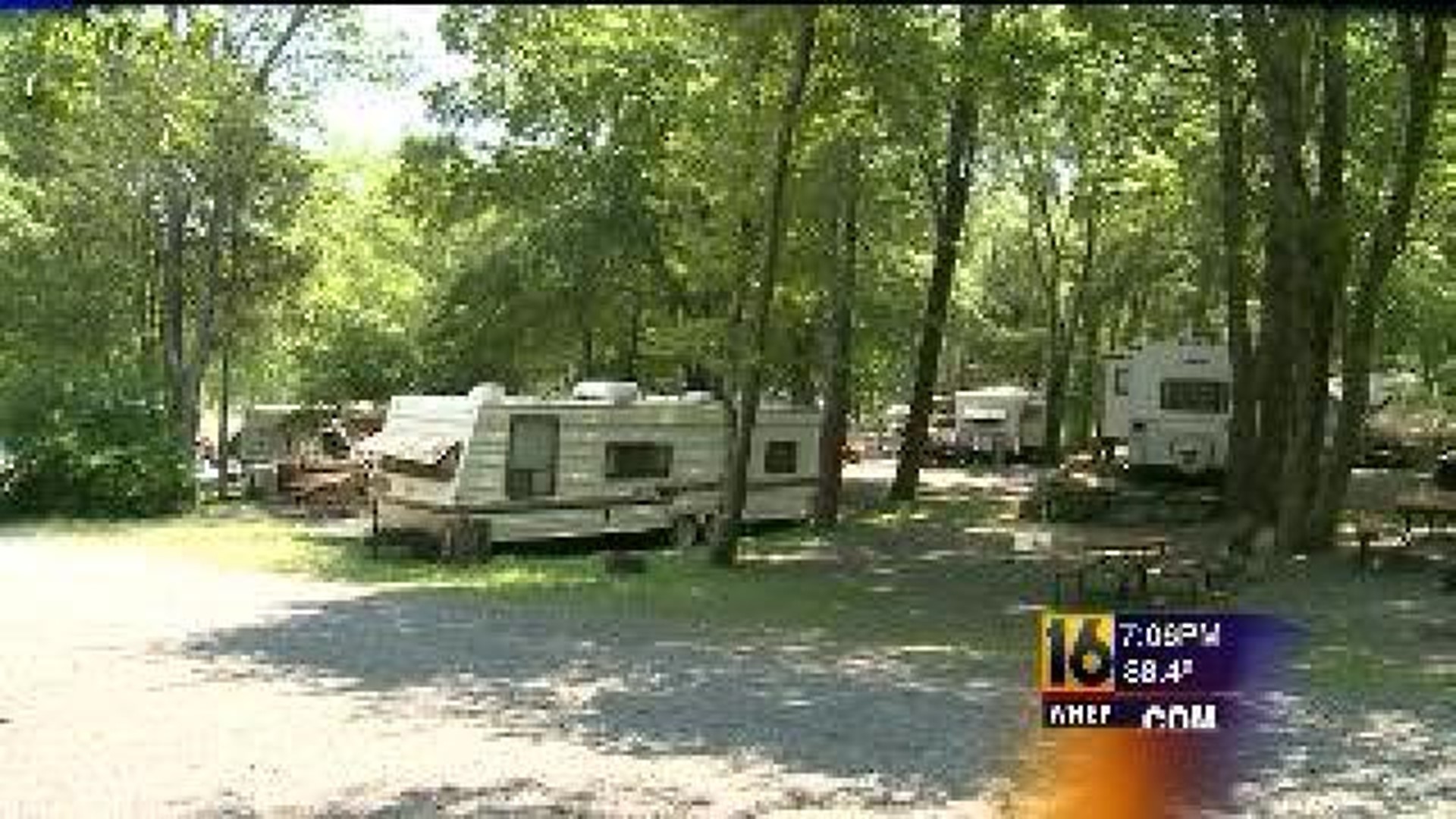 Heat Draws People to Campground